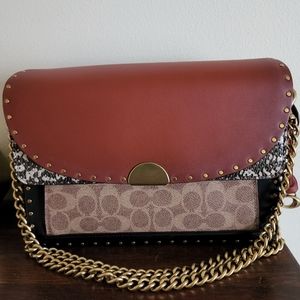 Coach Dreamer/ multi leather crossbody bag